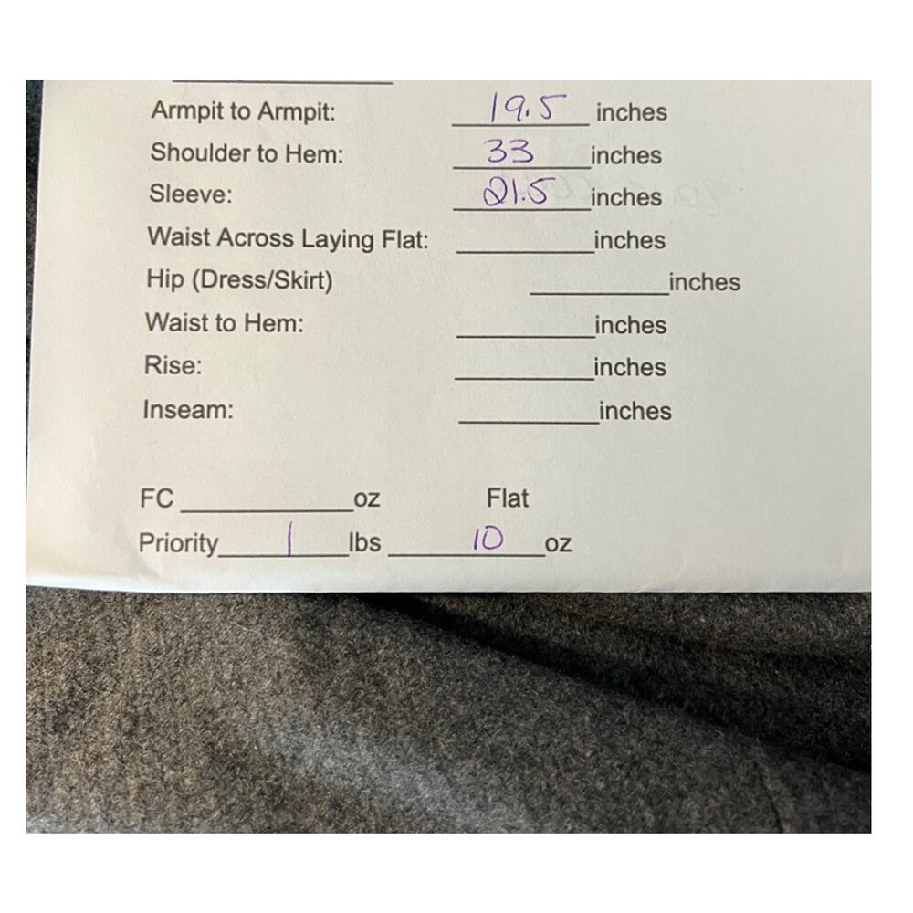 Zara Grey Structured Coat Jacket Grey Size Xs Poc… - image 8